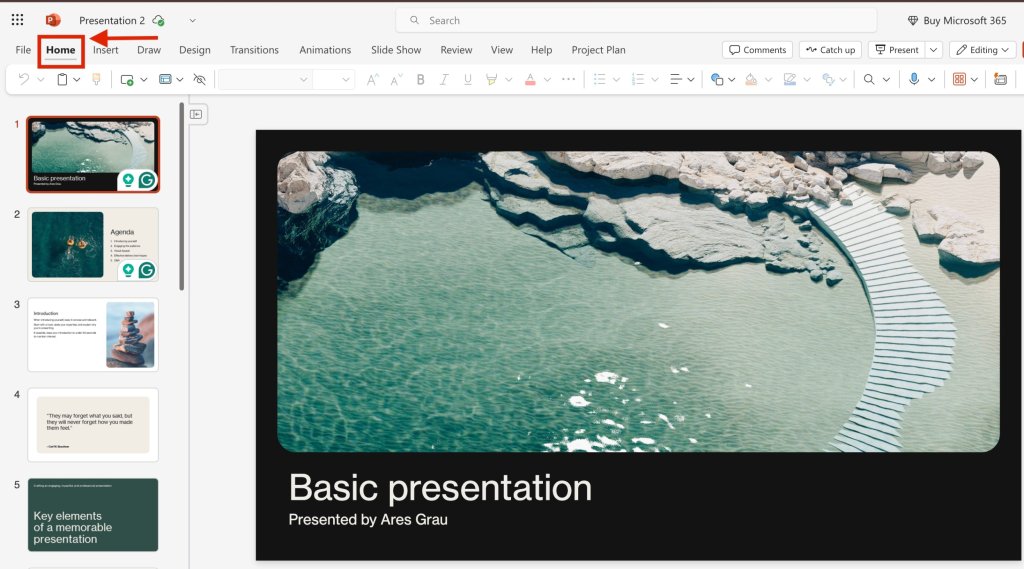 Screenshot of step 3 of adding notes 