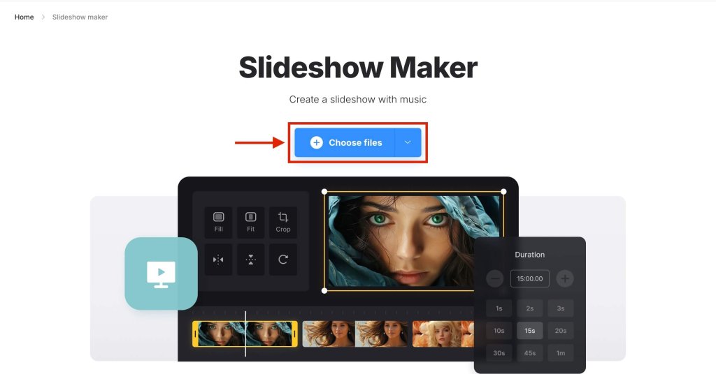 screenshot of how to add music with clideo step 1.jpeg