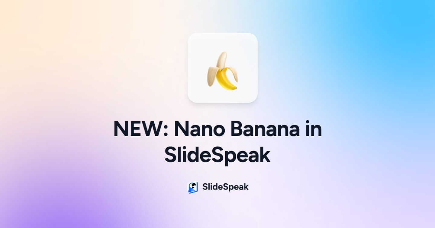 Nano Banana Is Now Integrated into SlideSpeak