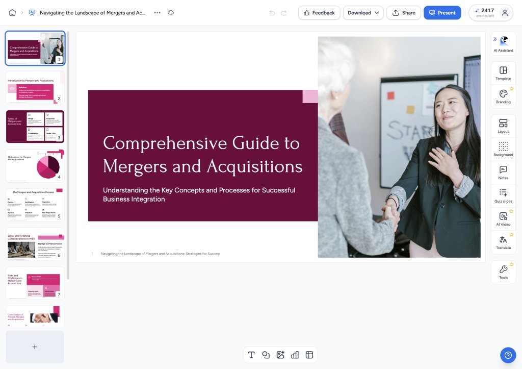 slidespeak presentation preview